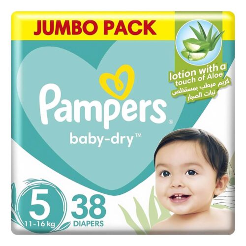 Pampers Baby-dry Taped Diapers Size 5(11-16kg)