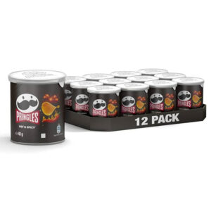 Pringles Hot and Spicy Chips 12 x 40g