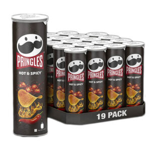 Pringles Hot and Spicy Chips Large 19 x 165g