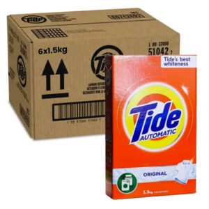 Tide Automatic Powder Laundry Detergent Original Scent 6 x 1.5kg