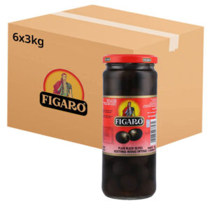 Figaro Spain Whole Black Olives 6x3kg