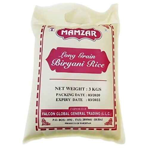 Mamzar Long Grain Biryani Rice 3kg