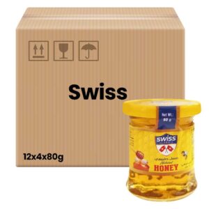 Swiss Classic Natural Honey Glass 12x4x80g