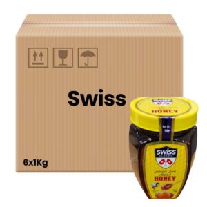 Swiss Classic Natural Honey Jar 6x1kg