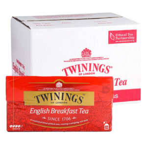 Twinings English Breakfast Box 12x25s, breakfast tea distributors