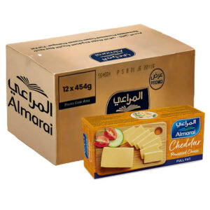 Almarai Cheddar Cheese Full Fat 12x454g