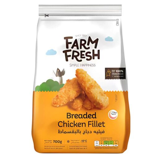 Farm Fresh Breaded Chicken Fillets 700g