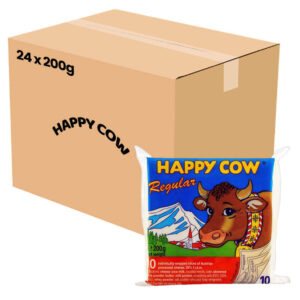 Happy Cow Regular Slice Cheese 24x200g