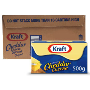 Kraft Cheddar Cheese Block 27 x 500g