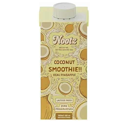 Nootz Coconut Smoothie Real Pineapple 180ml