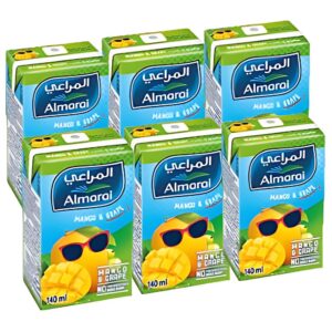 Almarai Mango with mix fruit juice no added sugar 6x140ml