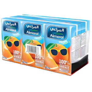 Almarai orange juice no added sugar 6x140ml