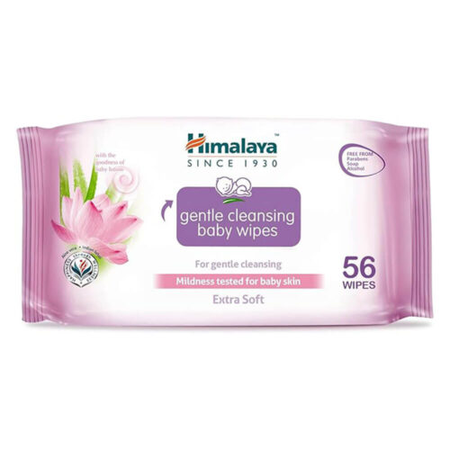 Himalaya Gentle Cleansing Baby Wipes Pack 56pcs
