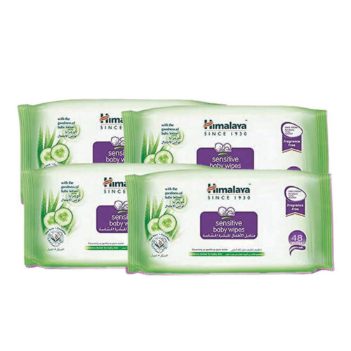 Himalaya Sensitives Baby Wipes 4x48pcs