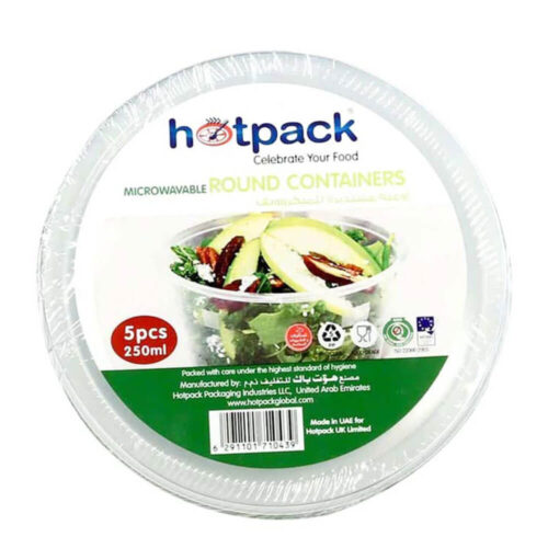 Microwavable Round Container With Lid