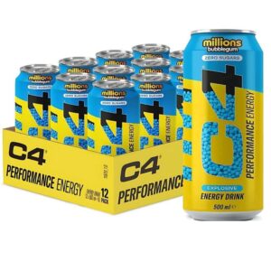 مشروب الطاقة سي فور بنكهة العلكة 12x500ml