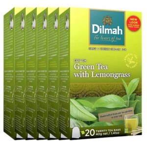Dilmah Ceylon Green Tea With Lemon grass 6x20s