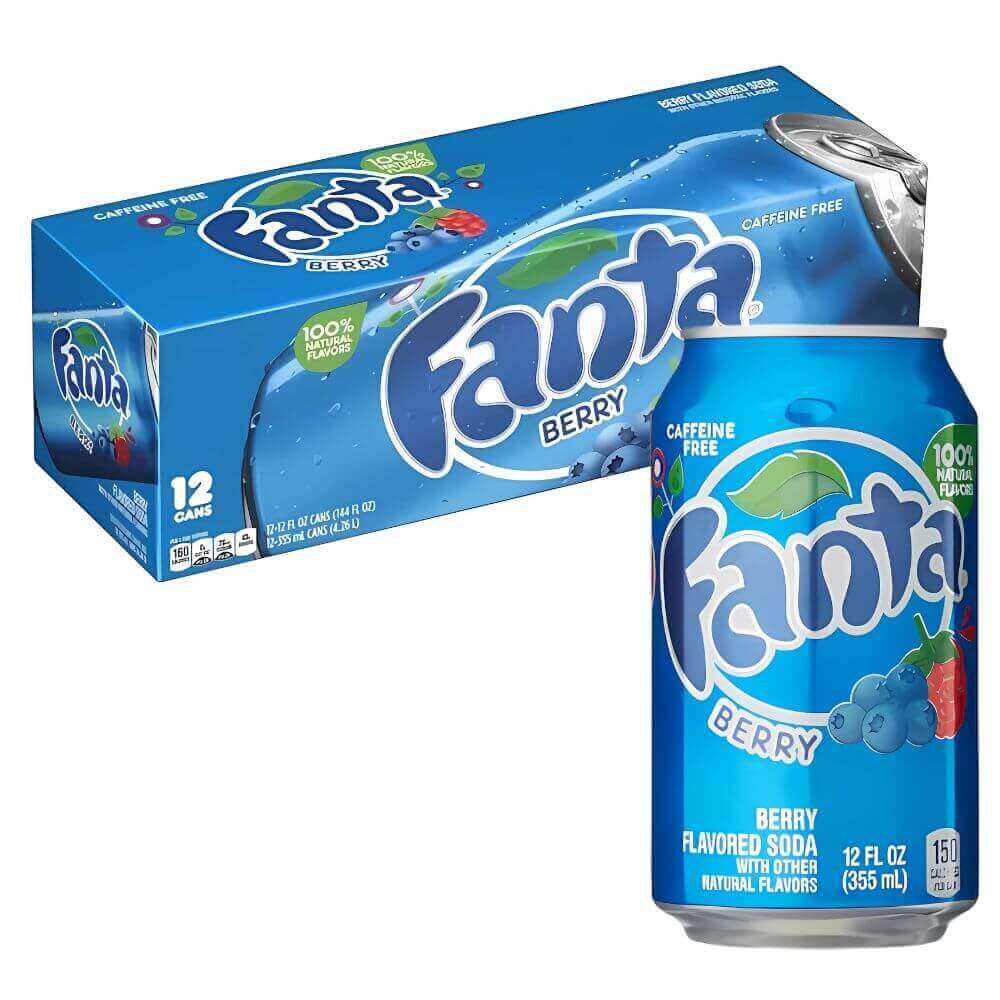 Fanta Berry Flavored Soda 12x355ml