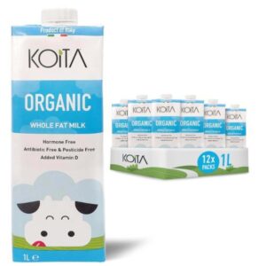 Koita Organic Whole Fat Milk 12x1L