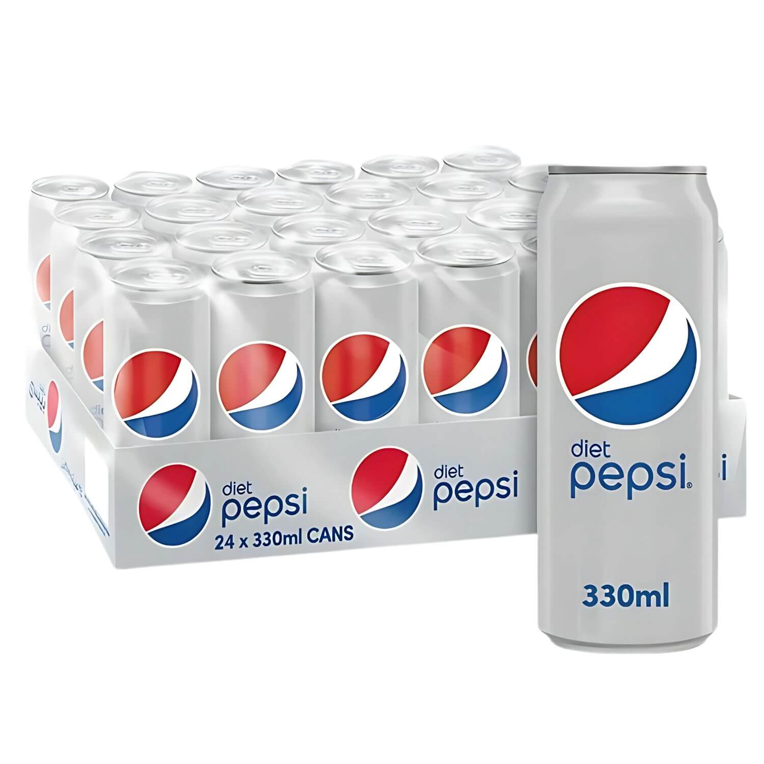 Pepsi Diet Cola Can 24x330ml