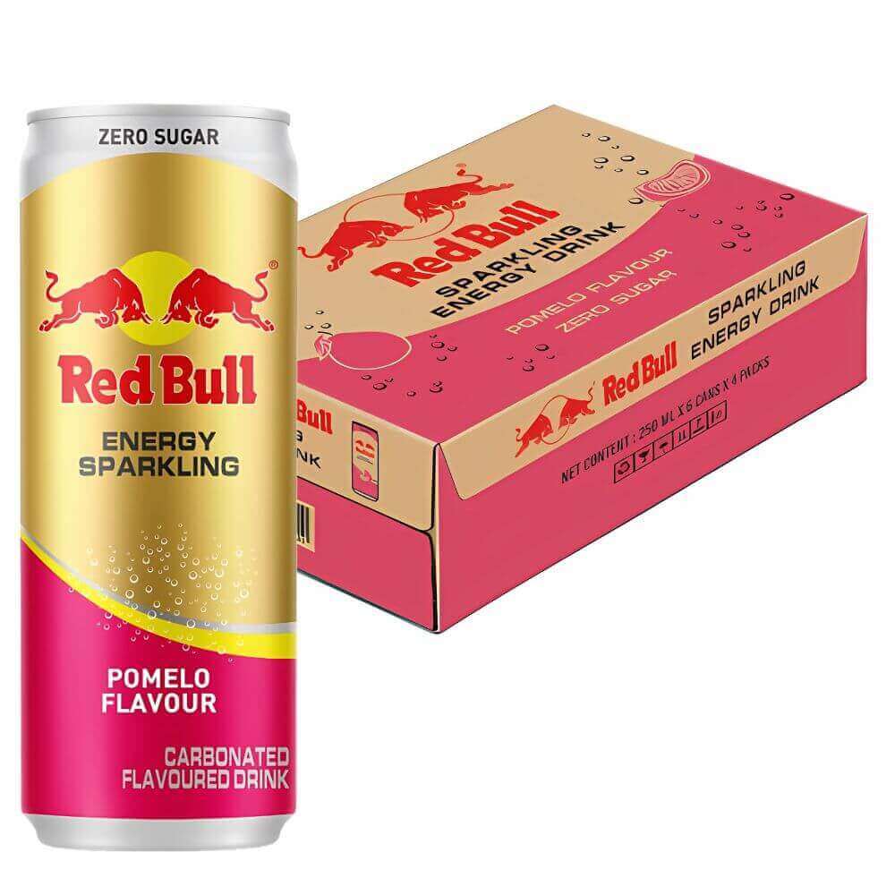 Red Bull Energy Sparkling Zero Sugar Pomelo 4x6x250ml