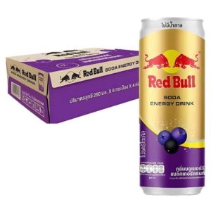 ريد بل مشروب طاقة بدون سكر بالتوت الأزرق والكشمش