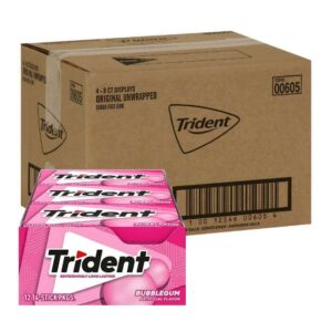 Trident Bubble Gum Flavor