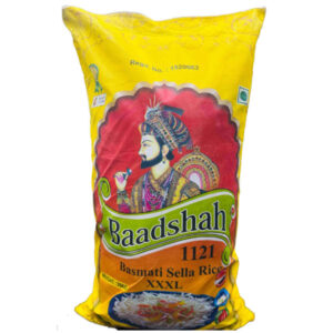 Basmati Sella Rice 1121 Baadshah 38Kg