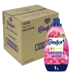 Comfort Concentrate Fabric Softener Orchid and Musk 18x1Ltr