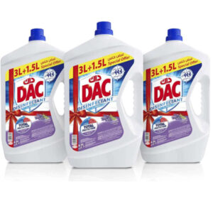 DAC Disinfectant Floor Cleaner Lavender 3x4.5L