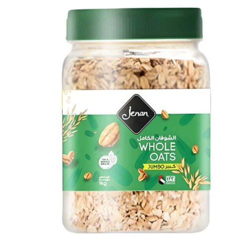 Jenan whole oats jar 1kg