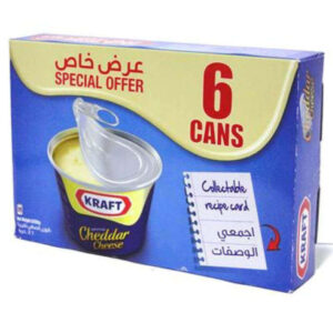 كرافت جبنة شيدر علب 6×100 جم