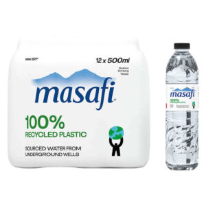 Masafi Recycled Plastic Bottled Drinking Water (United Arab Emirates) 500mlx12