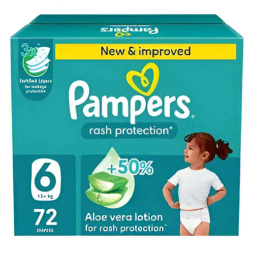 Pampers premium care Taped Pack size 6 72 pcs