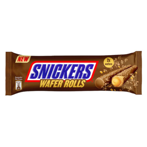 Snickers Peanut Wafer Rolls 120g
