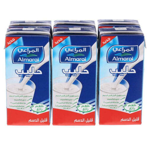حليب المراعي UHT منخفض الدسم