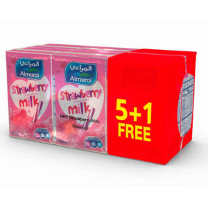 Almarai Nijoom UHT Milk Strawberry 6x150ml