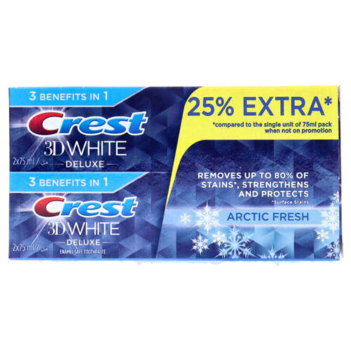 Crest 3D White Arctic Fresh 2x75ml