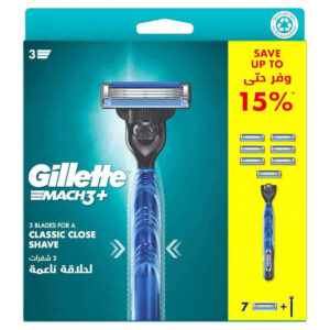 Gillette Mach3 Plus Handle + 7 Refills