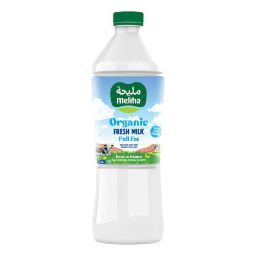 Meliha Organic Full Fat Fresh Milk 1L