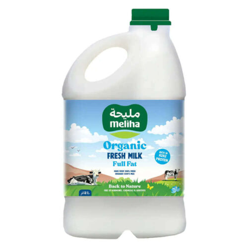 Meliha Organic Full Fat Fresh Milk 2L