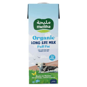 Meliha Organic Full Fat Long Life Milk 1L