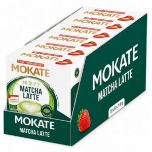 Mokate Strawberry Flavor Instant Matcha Latte