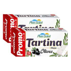Plein Soleil Tartina Cheese With Olives 2x133gm