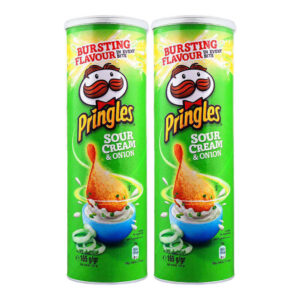 Pringles Sour Cream Chips 2x165gm