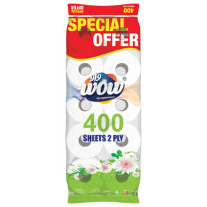 Wow Toilet Roll 400 Sheets