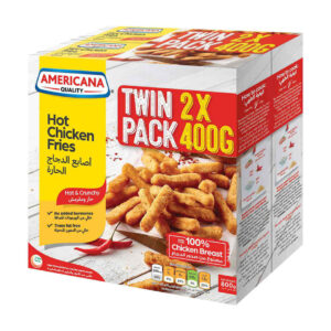 Americana Chicken Fries Hot Crunchy Original Twin Pack