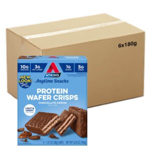 ويفر كرسبي بروتين بحشوة كريمة الشوكولاتة