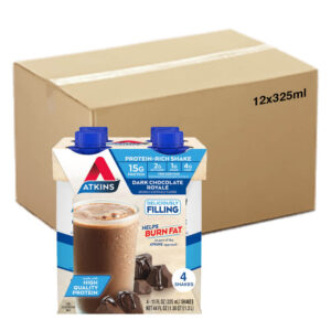 Atkins Protein Rich Shake Dark Chocolate Royale 12x325ml