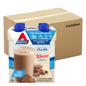 Atkins Protein-Rich Shake Milk Chocolate Delight 12x325ml
